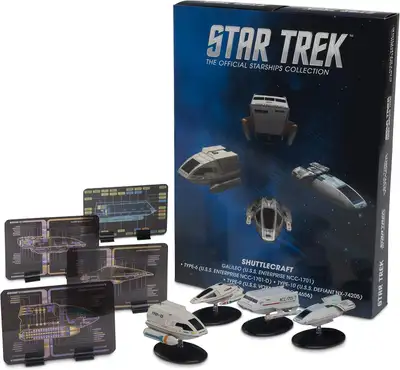 Star Trek Eaglemoss The Official Starships Collection Shuttlecraft Set 1 New in sealed box see pictu...