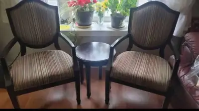 3PC TABLE AND CHAIRS, View more