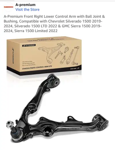 Control Arm Ball Joint Silverado Sierra, View more