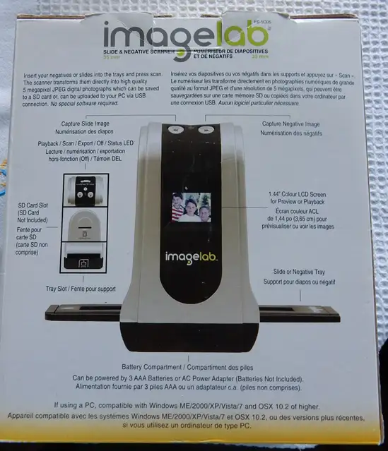 IMAGELAB SLIDE AND NEGATIVE SCANNER534824043645521921