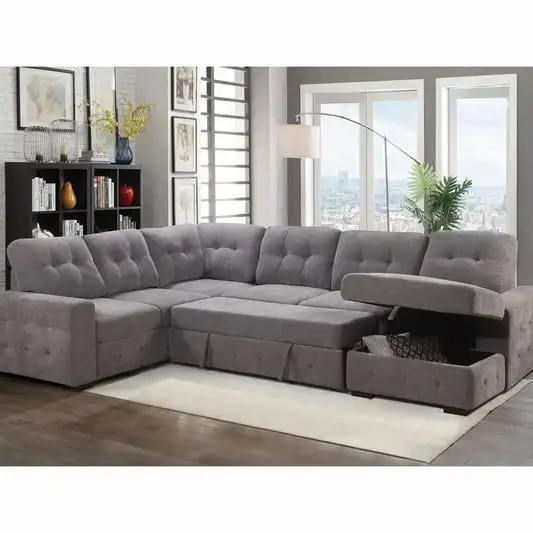 7-Seater Sectional Sofa Bed Up-Lift  in Couches & Futons in Chatham-Kent - Image 3