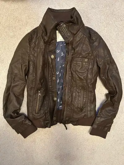 Brown Leather Jacket Women’s XS, View more