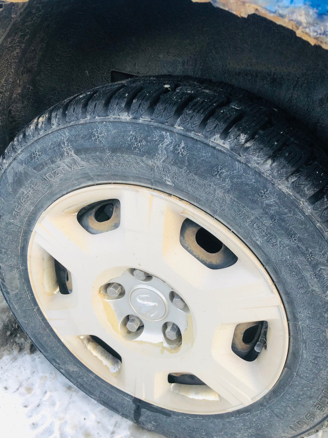 4 Winter tires 215/65R16   in Garage Sales in Edmundston - Image 2