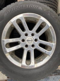 20” Nissan Titan Winter Tires with Rims 