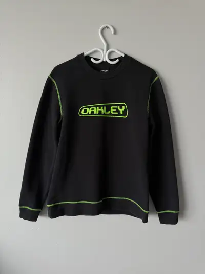 Oakley Sweatshirt Men’s S Black Fleece Crew Neck Pullover, View more