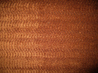 Fabric, dark chocolate brown wave chenille