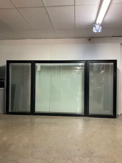 10756BH Fenêtre Battant HYBRIDE  Noir 140 x 71  3 sect 2 ouvr, View more