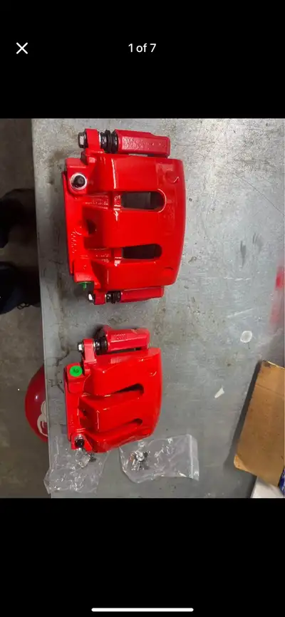 Brand new (rebuilt) never used C&L performance front caliper assemblies complete with hardware. Powd...
