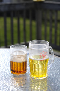 2 Summer Beer Glasses