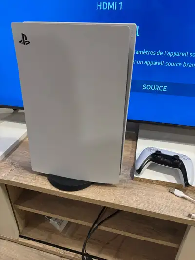 PlayStation 5 digital edition ( PS5) with controller, View more