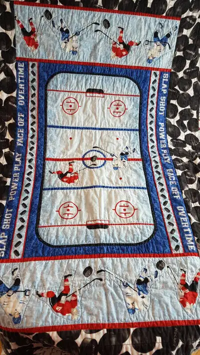 hockey quilt, View more