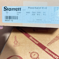 Starrett powerband M-42