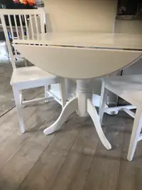 White Table and Chairs