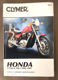 Honda VT700 & 750 - Shop Manual 1983-1987