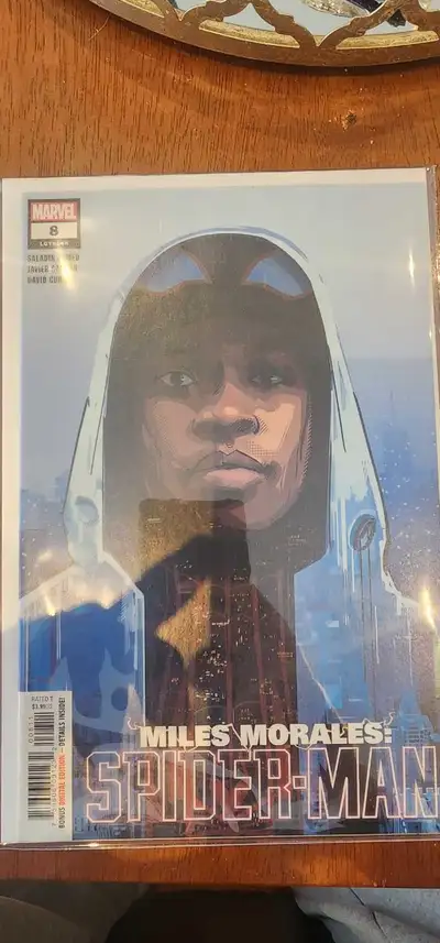 I'm offering a Miles Morales: Spider-Man #8 comic book, published by Marvel in 2019, marking the 1st...