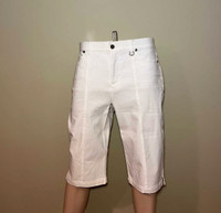 Shorts - Women's Denim White Shorts