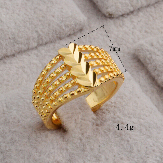Ring Fashion Top Quality Luxury Golden Jewelry in Jewellery & Watches in City of Toronto - Image 4