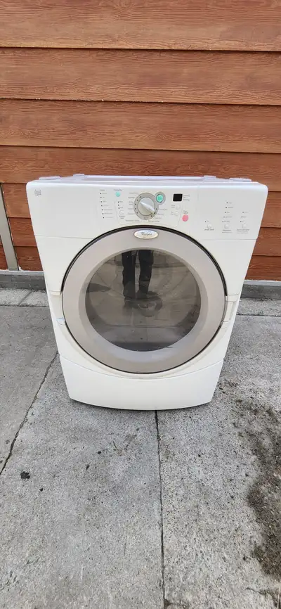 Whirlpool electric dryer 27”, View more
