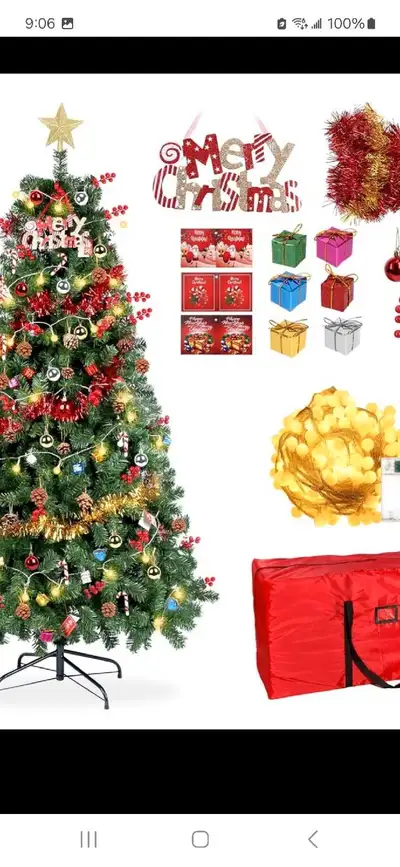 Christmas Tree with Decorations, View more