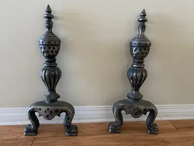 fireplace andirons for sale-brand new in box, View more