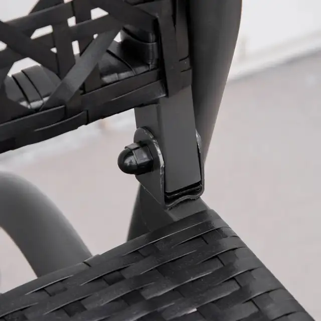 2 Seater Wicker Outdoor Glider Bench, Patio Swing Rocker Chair G in Patio & Garden Furniture in Markham / York Region - Image 11