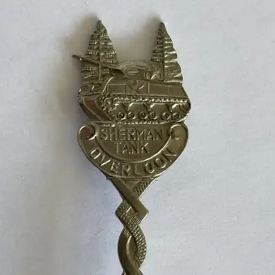 WW2 Sherman Tank Spoon Overloon Museum $20, View more