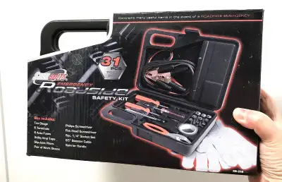 Brand New Steel Bolts Emergency Roadside Safety Kit, View more
