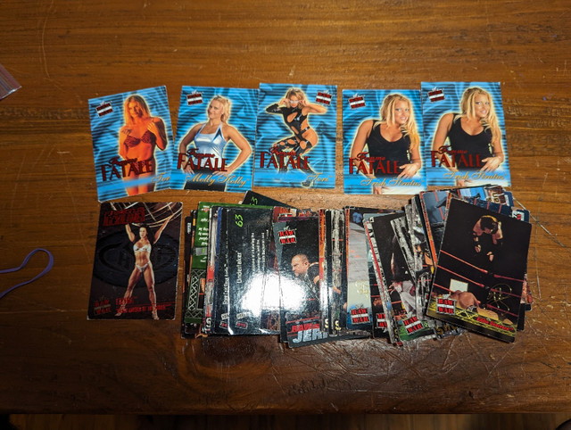 WWE magazines 2002-3 + raw trading cards - all for $60 in Arts & Collectibles in City of Toronto - Image 4