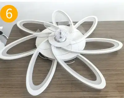 Modern Flower Fan Lamp, View more