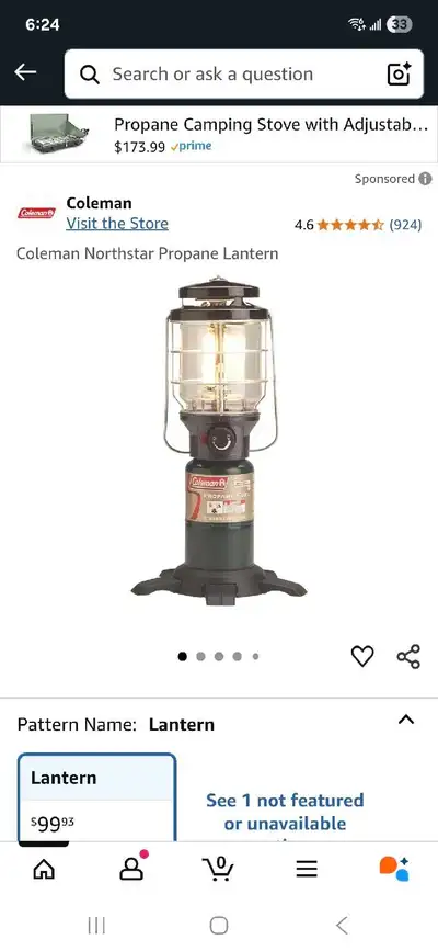 Propane Lantern , View more