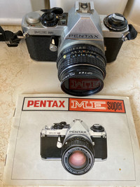 Pentax 35 mm camera for parts, lenses and accessories 