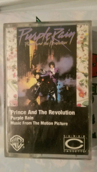 Prince Purple Rain cassette tape music from motion picture film
