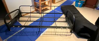 FREE Futon frame and mattress, View more