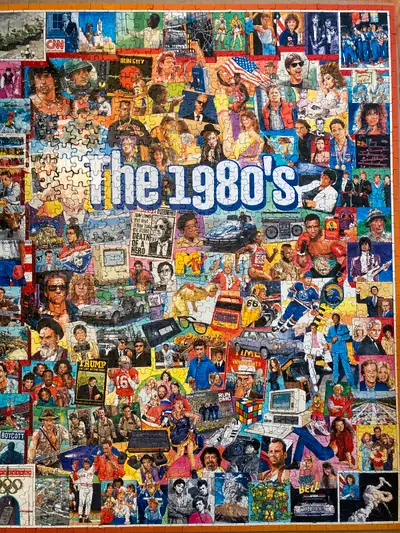 1000 Piece Puzzle White Mountain The 1980’s 24” X 30” (61 cm X 76 cm)