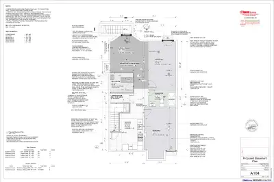 Basement Permit Drawings - P.Eng, - Engineering Service, View more
