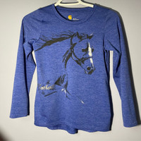 Girls 10 Carhartt Shirt with horse
