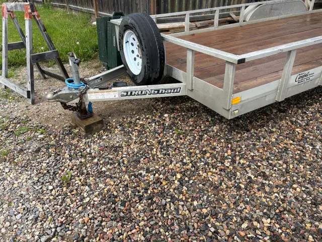 2019 aluminum Stronghaul trailer in Cargo & Utility Trailers in Prince Albert - Image 5