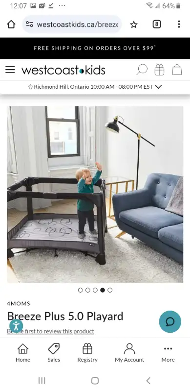 4moms pack n play travel crib/toddler bed, View more