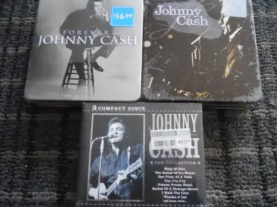 johnny cash 3  colectors cds+jonnyCashMovie/Fans3 types$20eTrade, View more