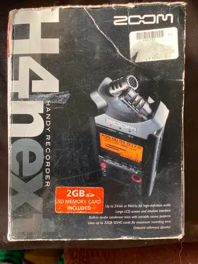 Zoom H4 exe hand recorder, View more