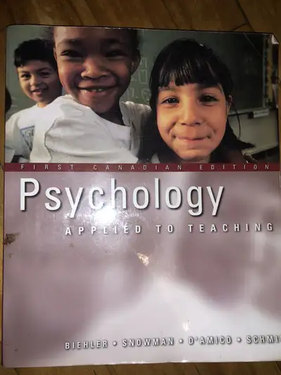 Psychology applied to teaching 1st edition, View more
