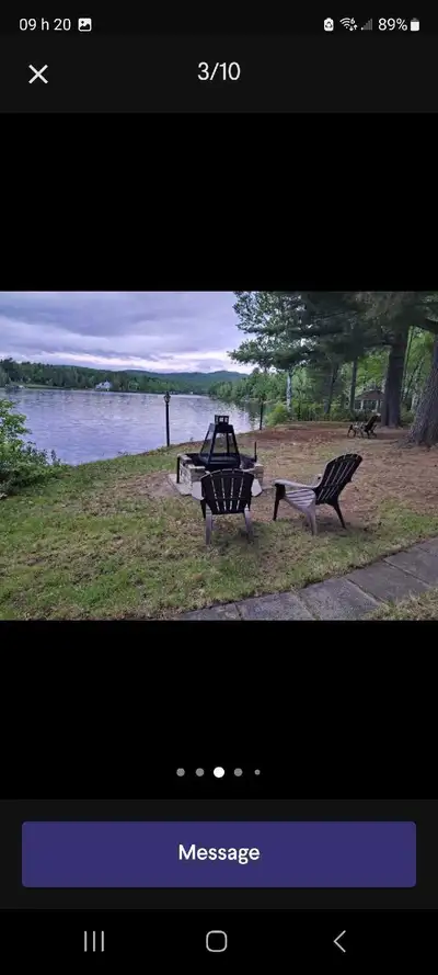 Chalet à louer au bord du lac Croche pour août st donat, View more