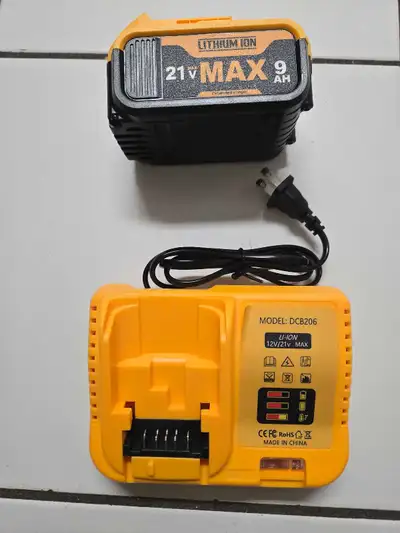 $22 each Brand NEW DEWALT charger and battery , View more