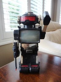 Vintage 1980's Television Japan Robot Toy -lights up