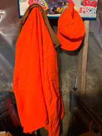 Hunters jacket and cap