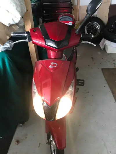 Daymak Electric Full fairing scooter willing to trade., View more