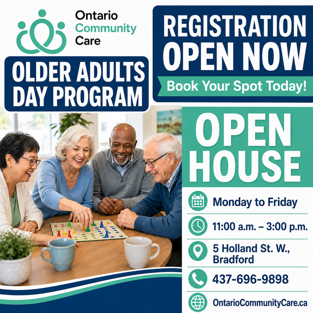 Affordable Older Adults Day Program in Bradford – Only $9.30/Hr. in Activities & Groups in Markham / York Region - Image 3