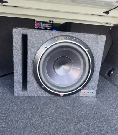 Selling my 10 inch Rockford Fosgate P1 subwoofer and box. Subwoofer is less than a 2 months old and...