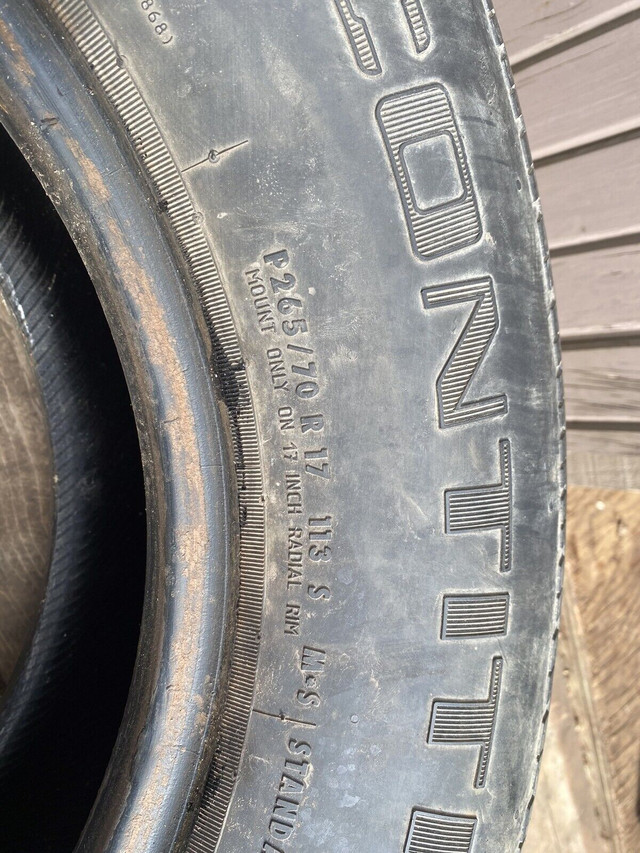Continental 265-70-R17 tire in Tires & Rims in Ottawa - Image 2