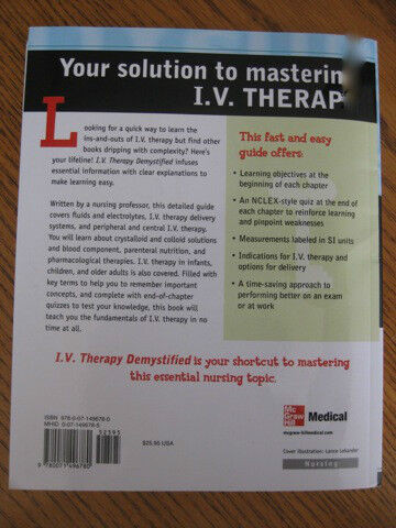 I.V. Therapy Text in Textbooks in Delta/Surrey/Langley - Image 2